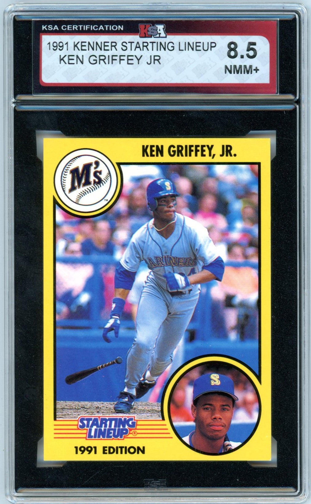 1991 Kenner Starting Lineup Ken Griffey Jr. Graded Baseball Card KSA 8.5