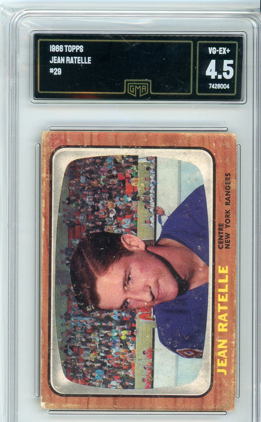 1966 Topps Jean Ratelle #29 Graded Card GMA 4.5