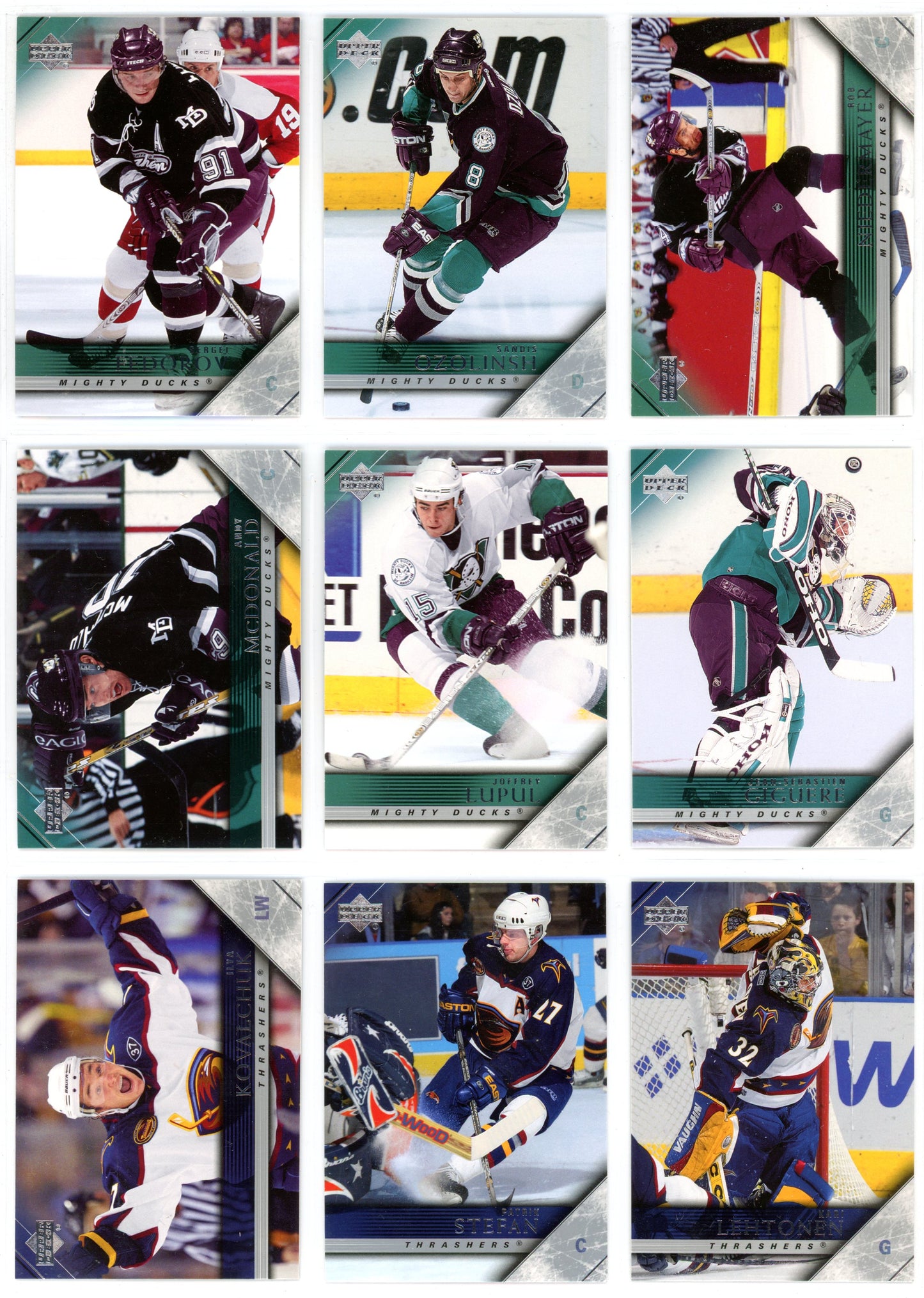 2005/06 Upper Deck Series One & Two Master Set (601 Cards) All Young Guns & Inserts Crosby, Ovechkin PSA 9