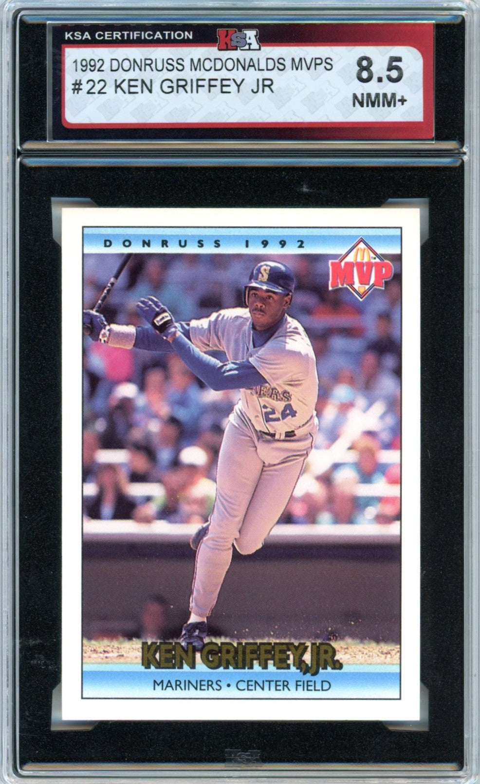 1992 Donruss McDonald's MVPs Ken Griffey Jr. #22 Graded Baseball Card KSA 8.5