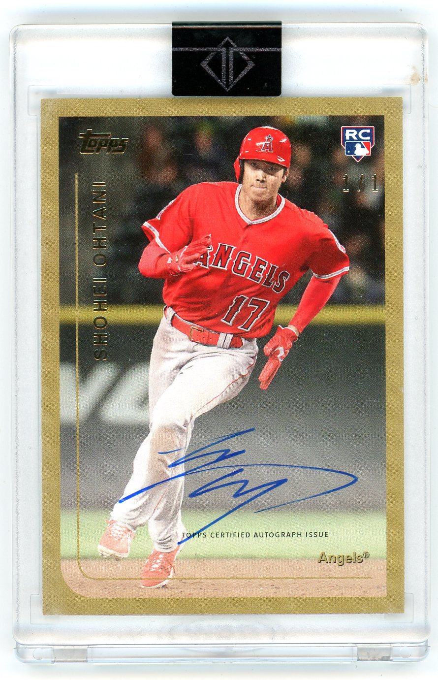 2018 Topps Now Encapsulated Shohei Ohtani Autograph Rookie Card 1/1