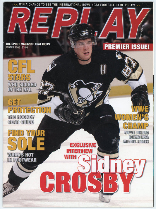Replay Vintage Sports Magazine (Winter 2006) Sidney Crosby Cover
