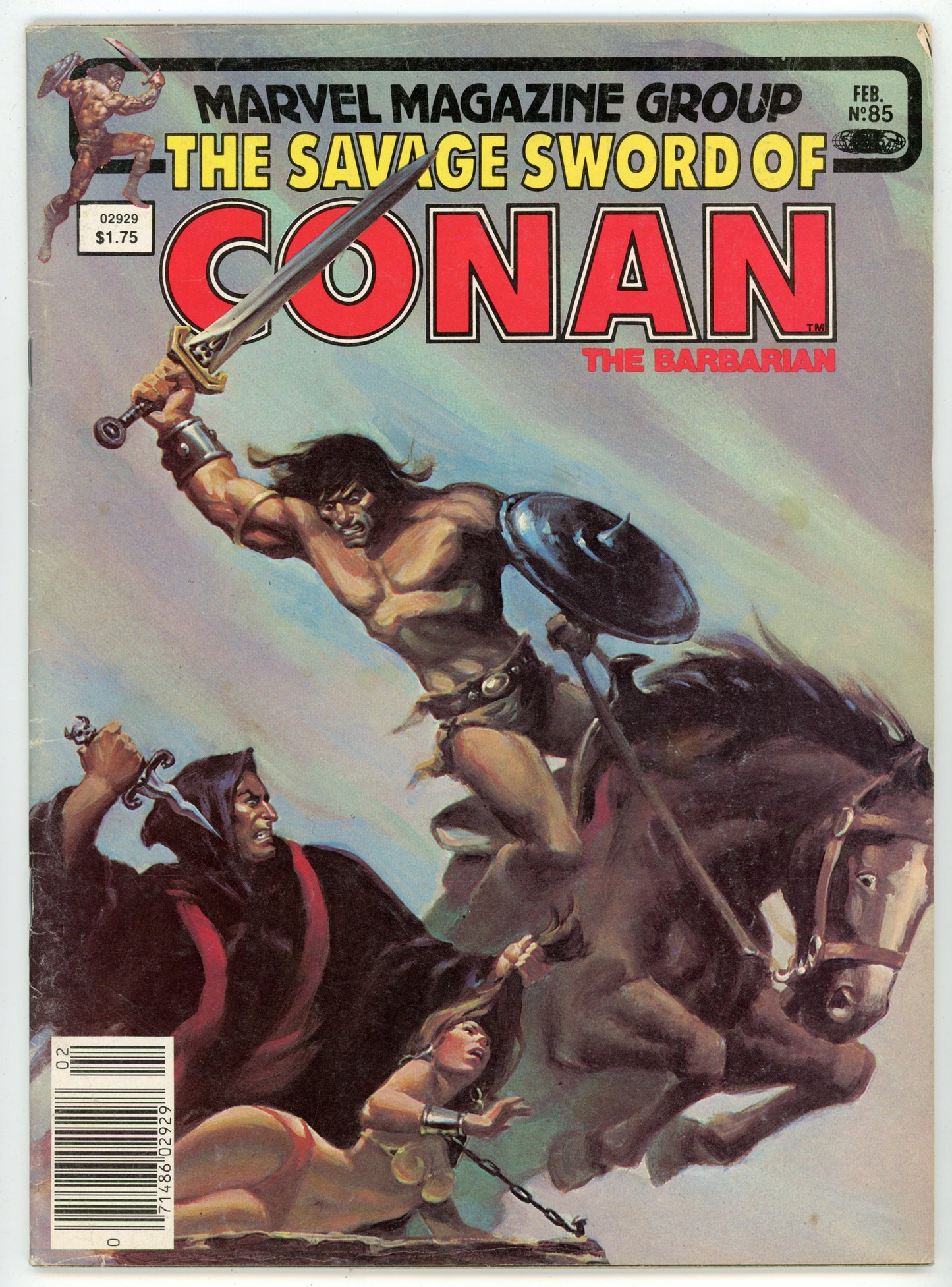 Marvel Magazine The Savage Sword of Conan the Barbarian Volume 1 No. 85 (February 1983)