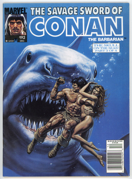 Marvel The Savage Sword of Conan the Barbarian Volume 1 No. 192 (December 1991)
