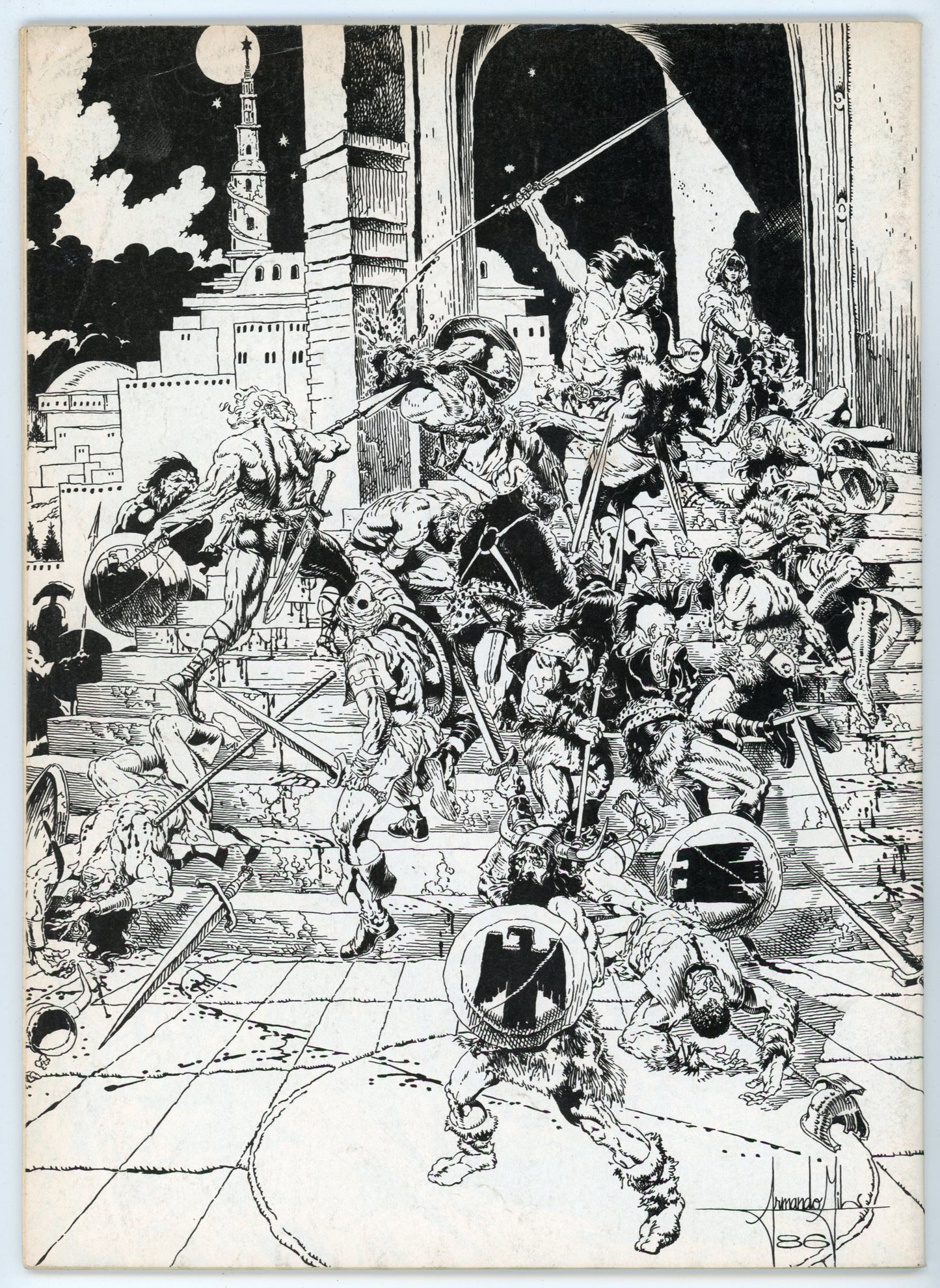 Marvel Magazine The Savage Sword of Conan the Barbarian Volume 1 No. 134 (March 1987)