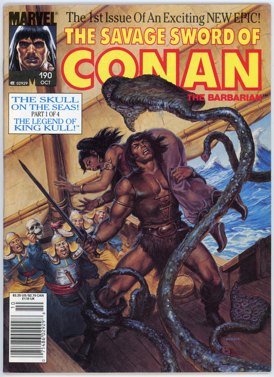 Marvel The Savage Sword of Conan the Barbarian Volume 1 No. 190 (October 1991)