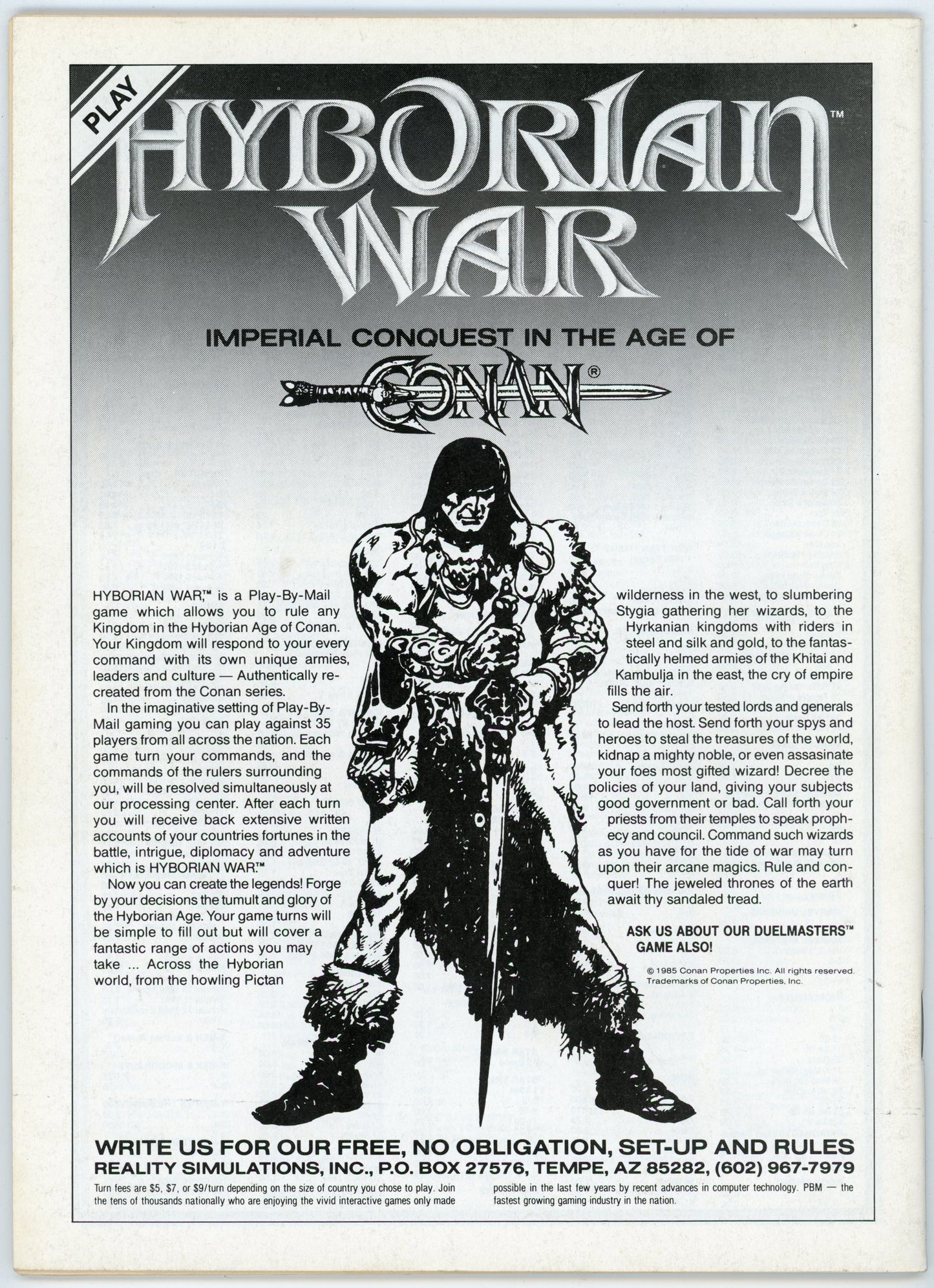 Marvel The Savage Sword of Conan the Barbarian Volume 1 No. 190 (October 1991)