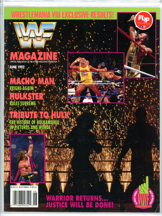 WWF Vintage Wrestling Magazine (June, 1992) "Macho Man" Randy Savage