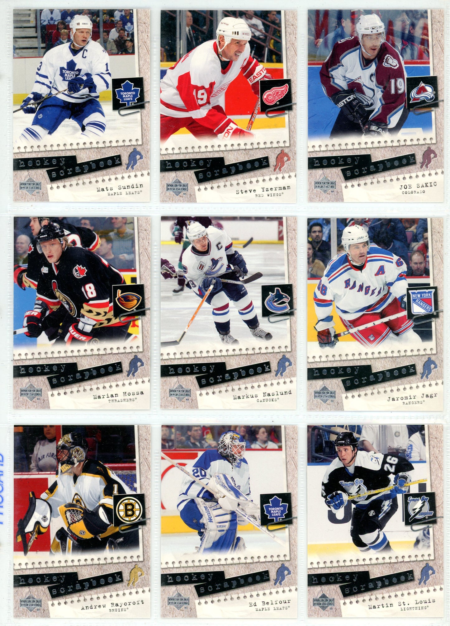 2005/06 Upper Deck Series One & Two Master Set (601 Cards) All Young Guns & Inserts Crosby, Ovechkin PSA 9