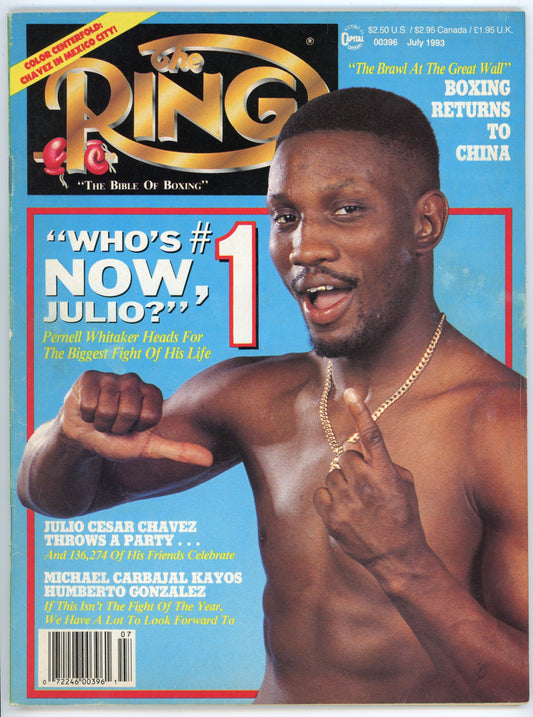 The Ring Vintage Boxing Magazine (July 1993) Pernell Whitaker Cover