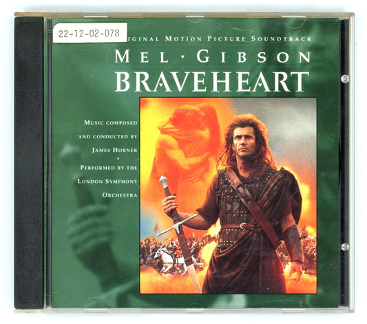 Braveheart (1995) Motion Picture Soundtrack Vintage CD