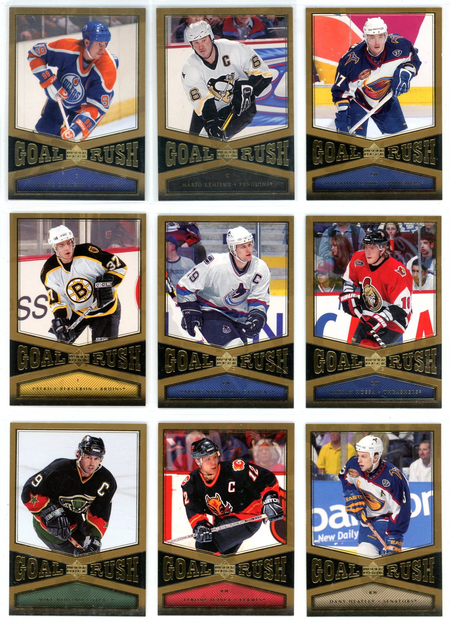 2005/06 Upper Deck Series One & Two Master Set (601 Cards) All Young Guns & Inserts Crosby, Ovechkin PSA 9