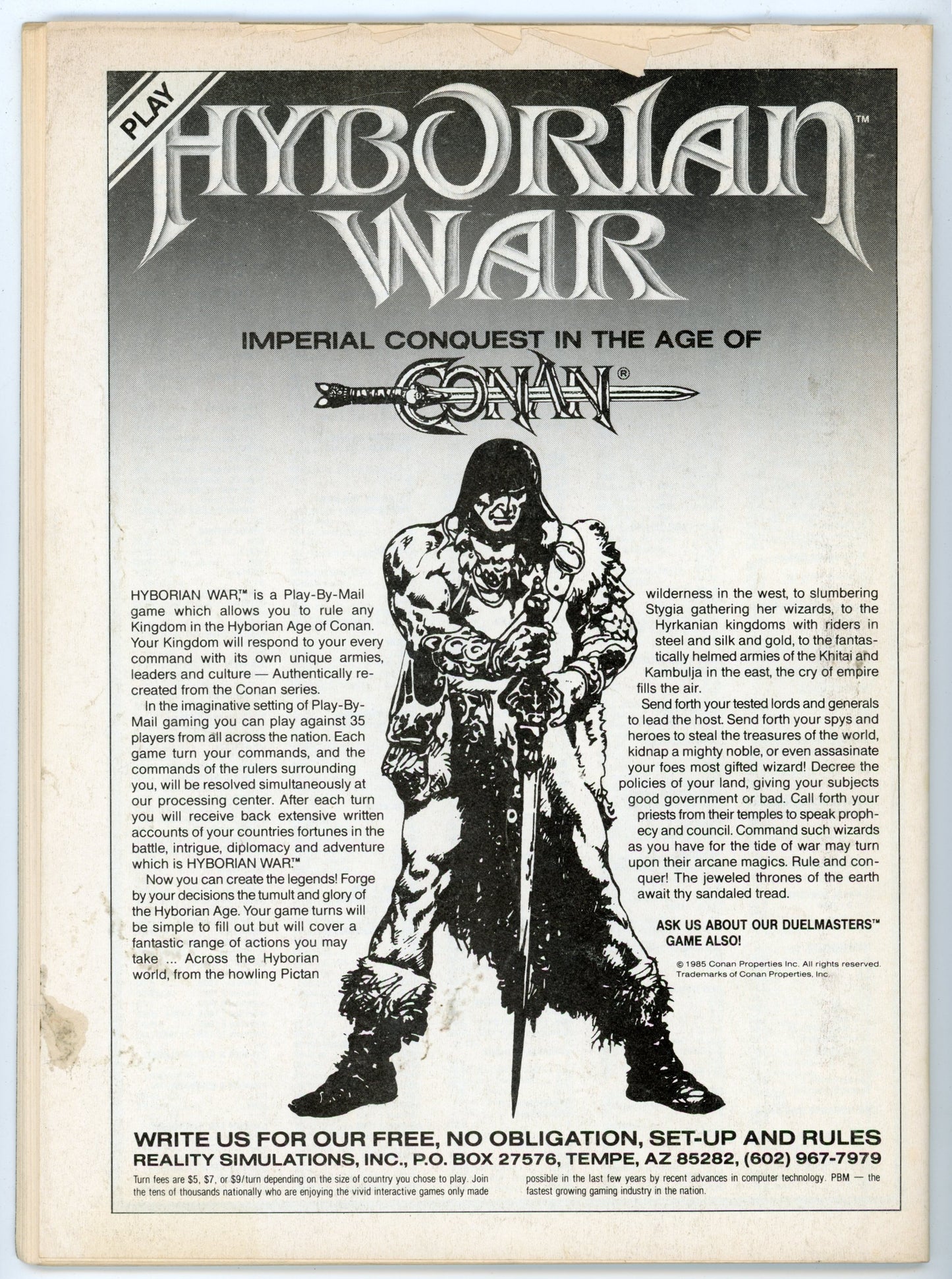 Marvel Magazine The Savage Sword of Conan the Barbarian Volume 1 No. 154 (November 1988)