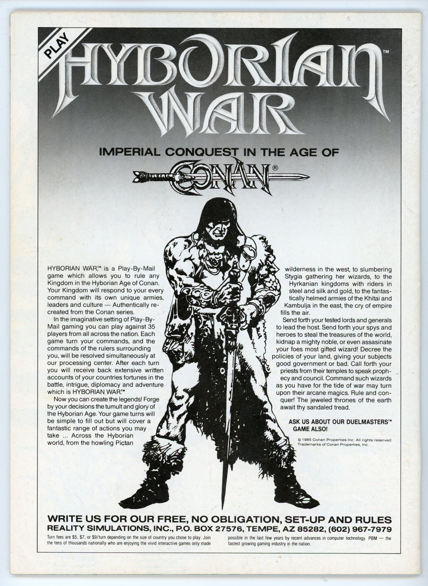 Marvel Magazine The Savage Sword of Conan the Barbarian Volume 1 No. 157 (February 1989)