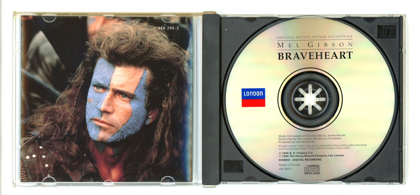 Braveheart (1995) Motion Picture Soundtrack Vintage CD