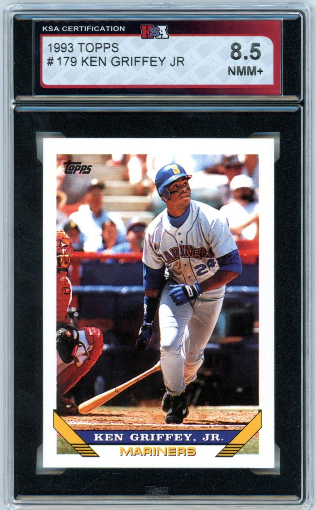 1993 Topps Ken Griffey Jr. #179 Graded Baseball Card KSA 8.5