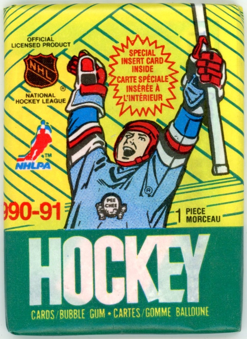 1990/91 OPC O-Pee-Chee NHL Hockey Wax Pack