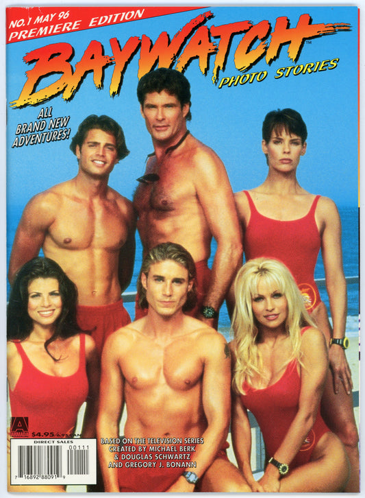 Baywatch Photo Stories No. 1 Vintage Magazine (May 1996) Premiere Edition