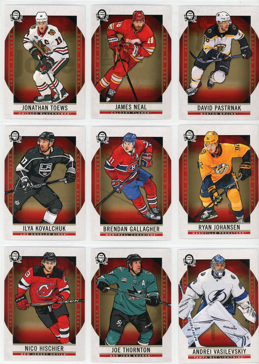 2018/19 OPC O-Pee-Chee Coast to Coast Hockey Complete Set (210 Cards)