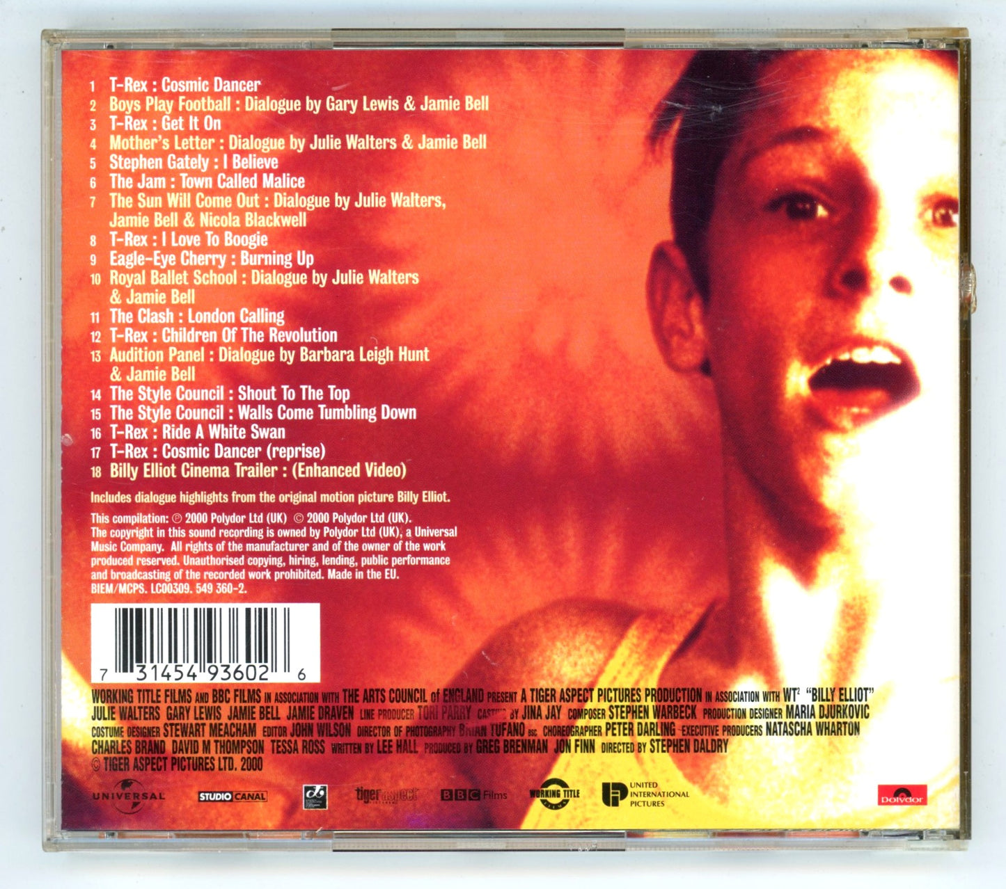 Billy Elliot (2000) Motion Picture Soundtrack Vintage CD