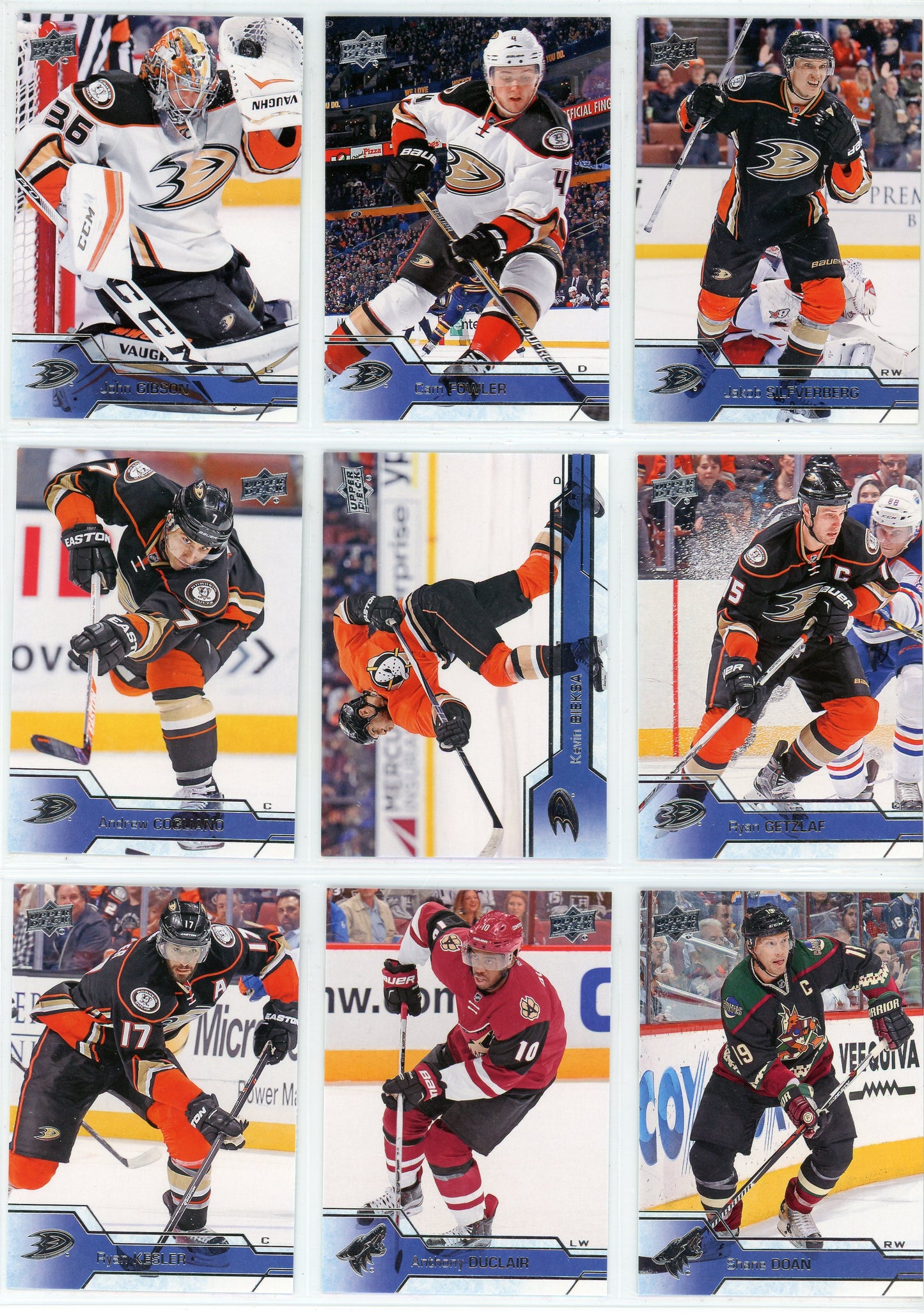 2016/17 Upper Deck Series 1 Hockey Base Set (200 Cards)