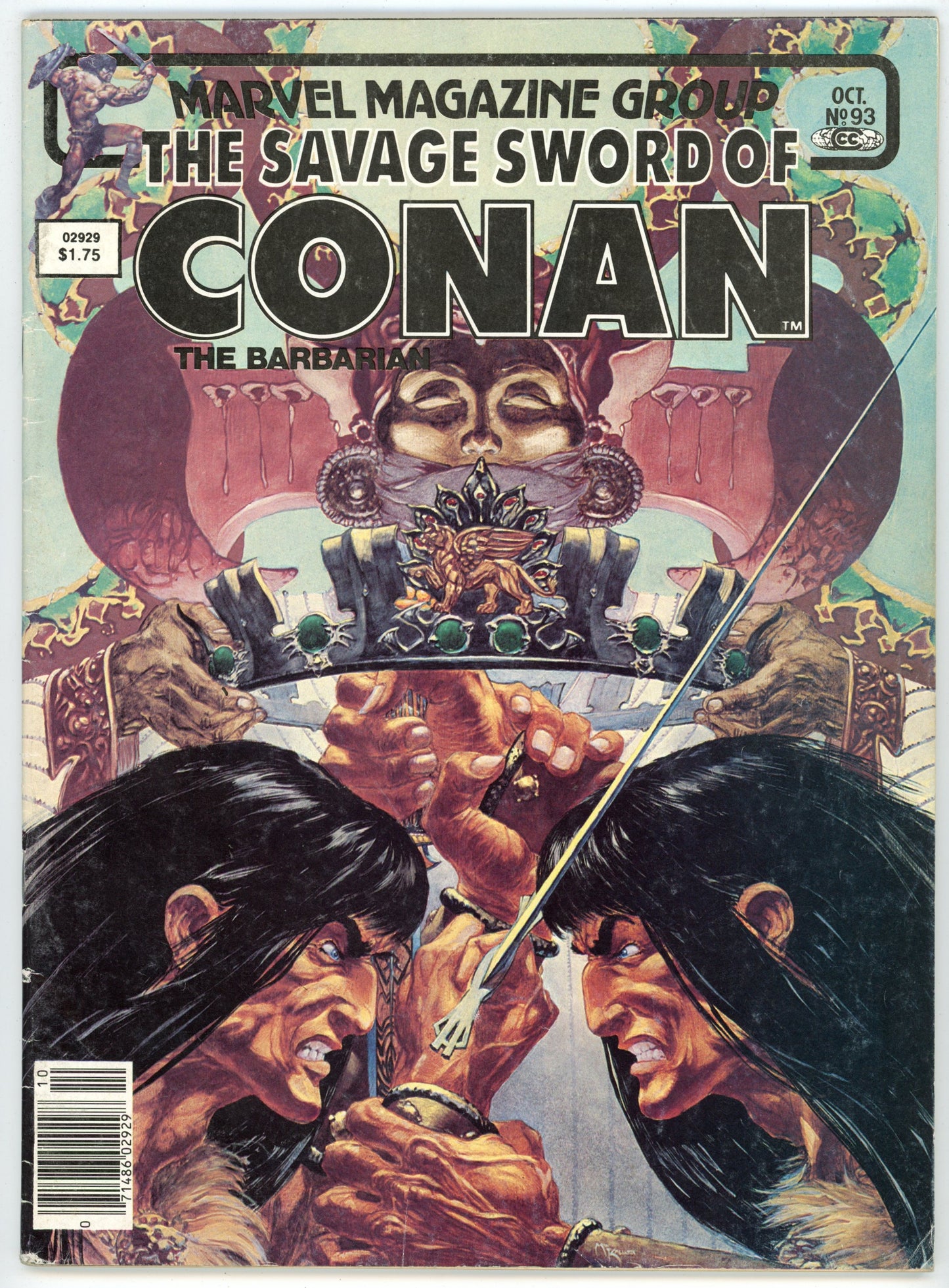 Marvel Magazine The Savage Sword of Conan the Barbarian Volume 1 No. 93 (October 1983)