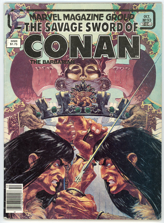 Marvel Magazine The Savage Sword of Conan the Barbarian Volume 1 No. 93 (October 1983)