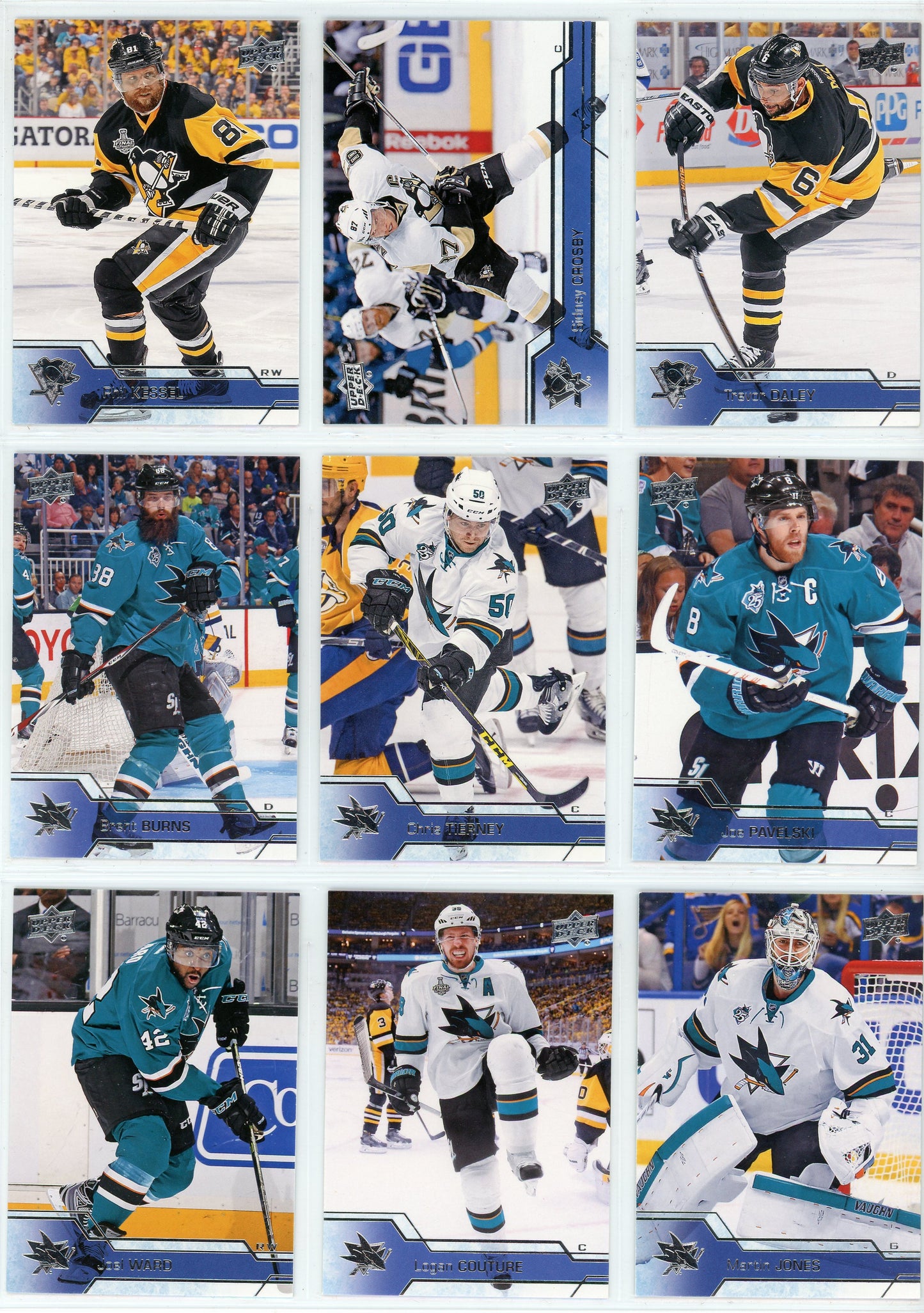 2016/17 Upper Deck Series 1 Hockey Base Set (200 Cards)