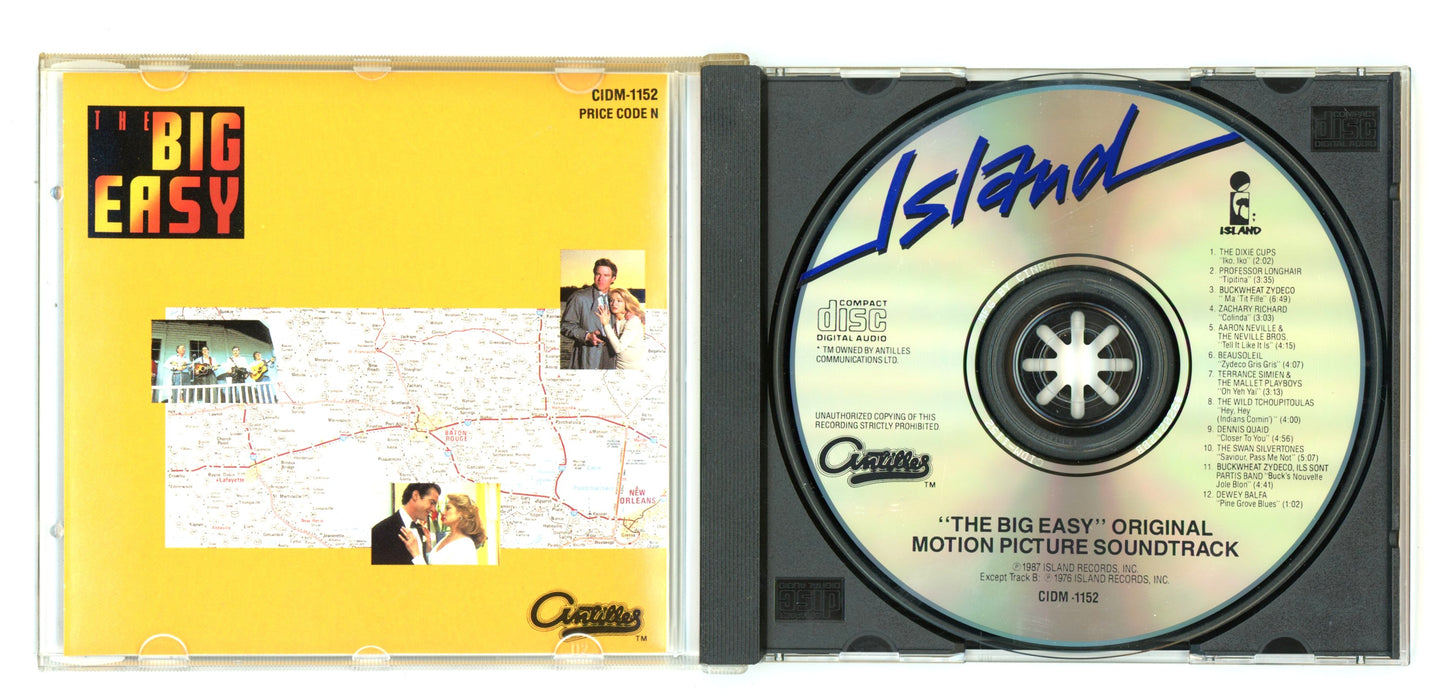 The Big Easy (1986) Motion Picture Soundtrack Vintage CD