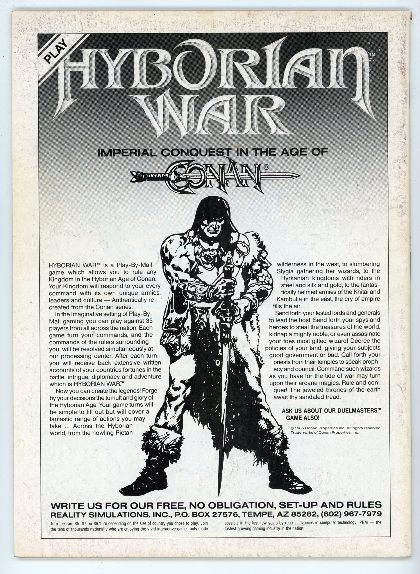 Marvel Magazine The Savage Sword of Conan the Barbarian Volume 1 No. 174 (June 1990)