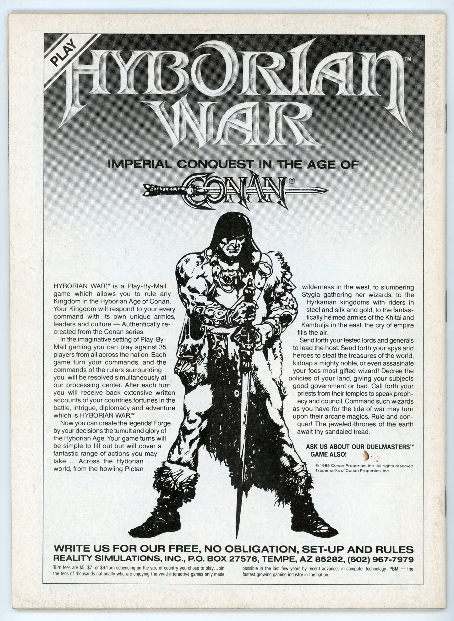 Marvel Magazine The Savage Sword of Conan the Barbarian Volume 1 No. 173 (May 1990)