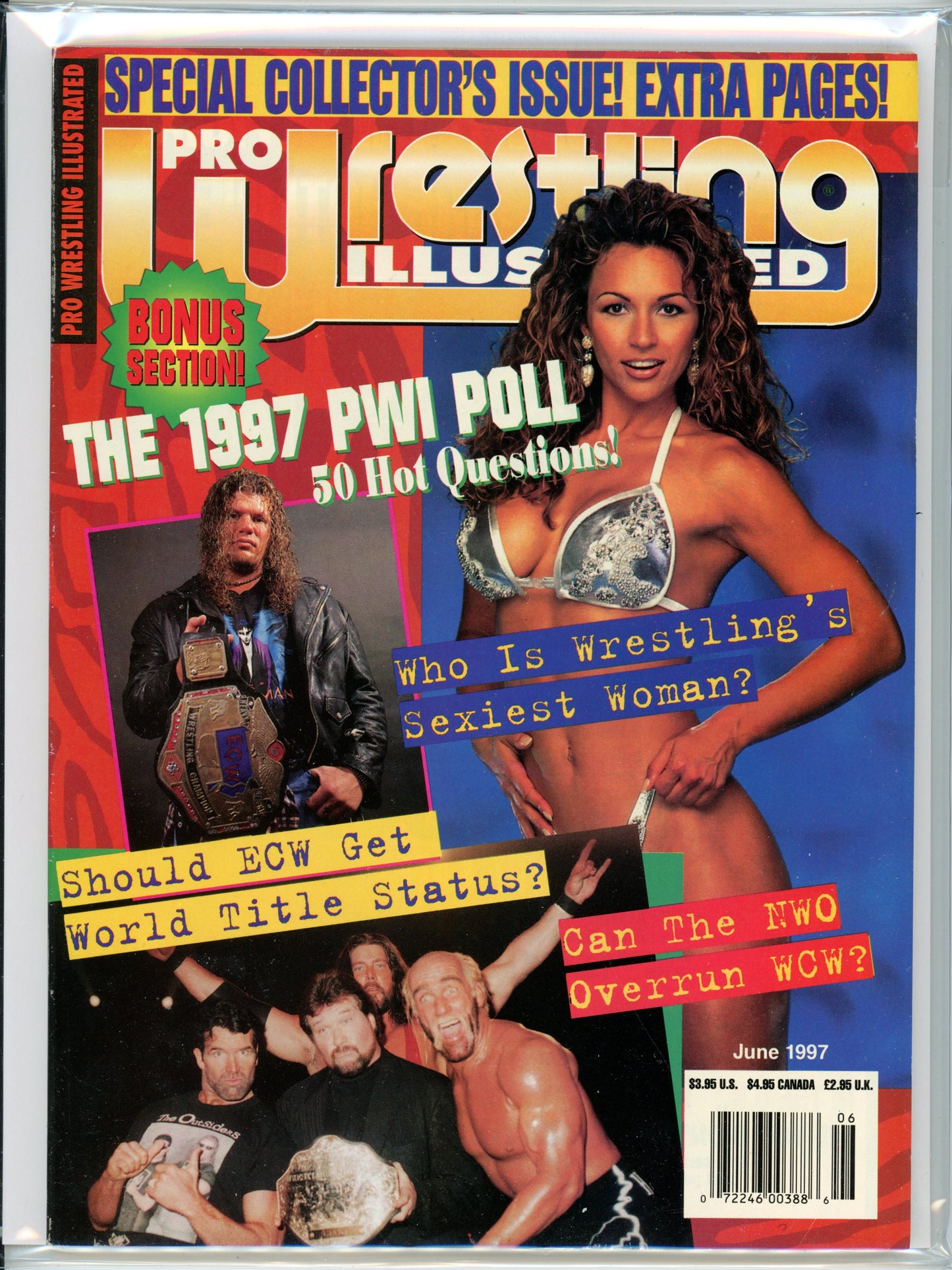 Pro Wrestling Illustrated Vintage Magazine (June, 1997) Special Collector's Issue, 1997 PWI Poll