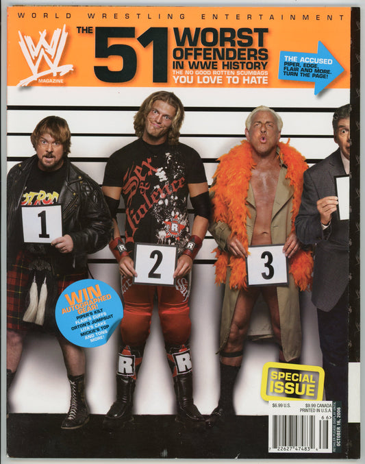 WWE Vintage Wrestling Magazine (2006) 51 Worst Offenders Special Issue