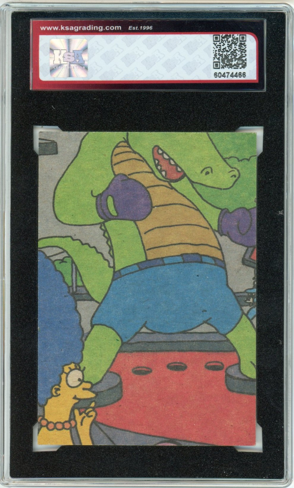 1990 Topps The Simpsons #83 "There is Justice In" Graded Trading Card KSA 7