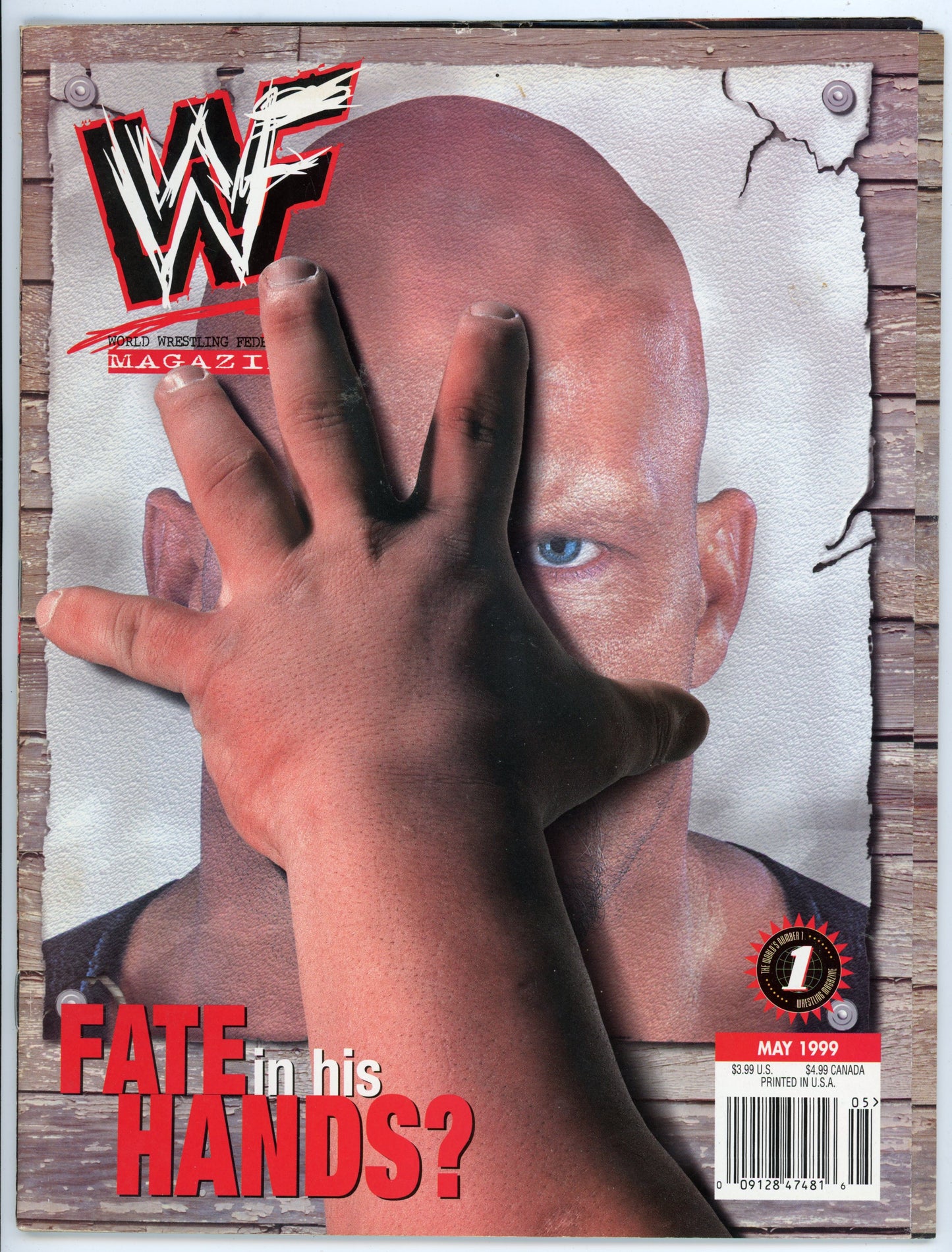 WWE WWF Vintage Wrestling Magazine (May 1999) Steve Austin Cover