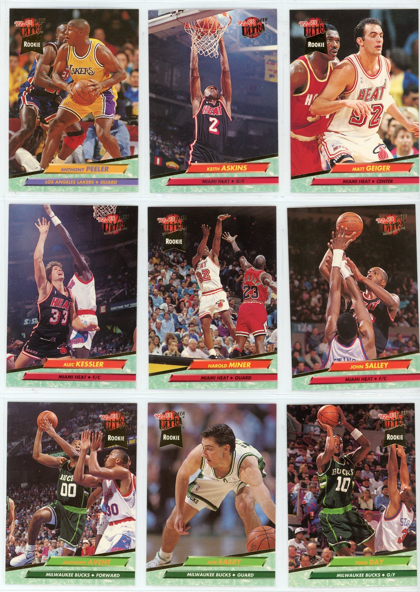 1992/93 Fleer Ultra Series 2 Basketball Card Complete Set (275 Cards) Shaq Rookie