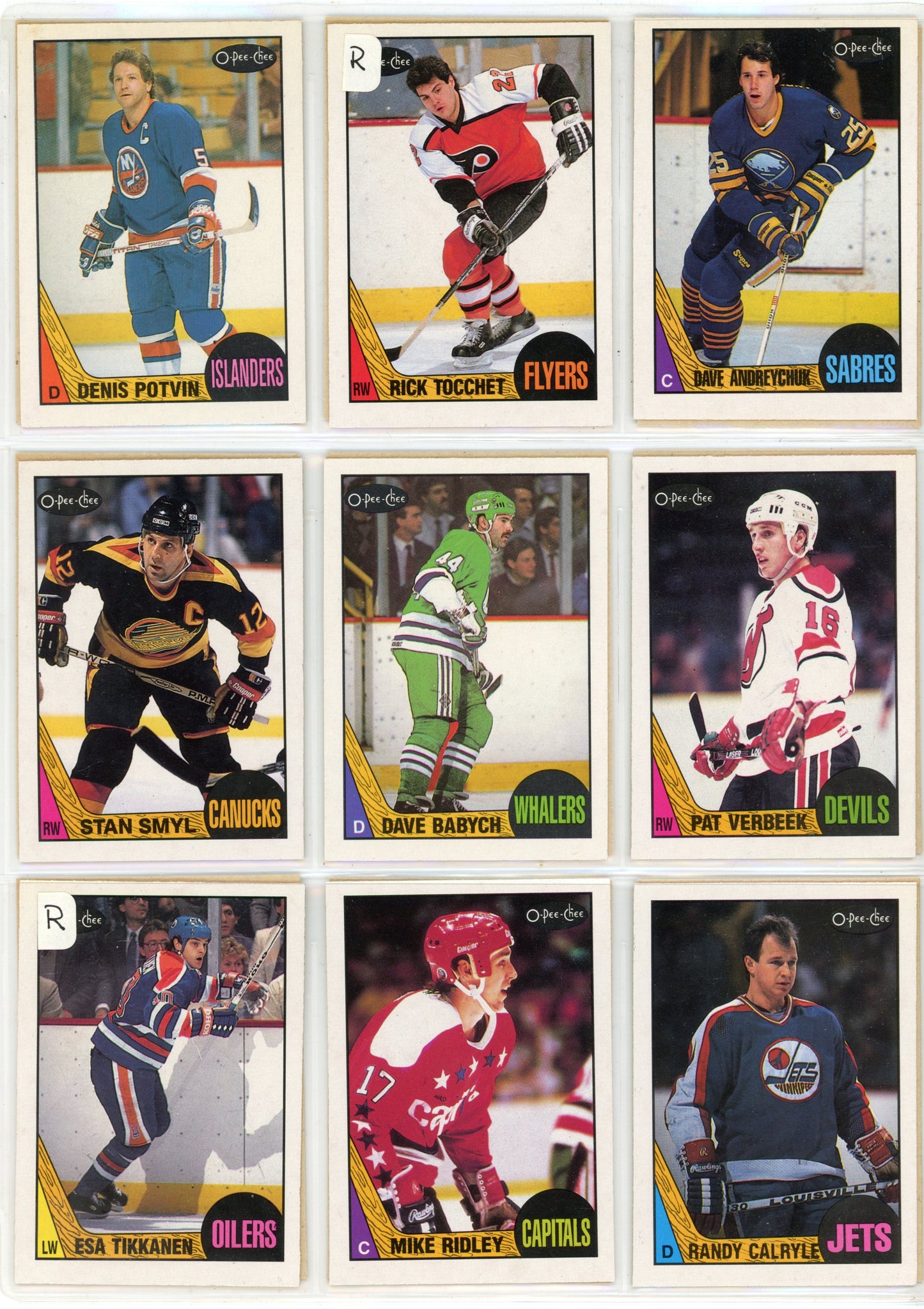 1987/88 OPC O-Pee-Chee NHL Hockey Complete Set (264 Cards)