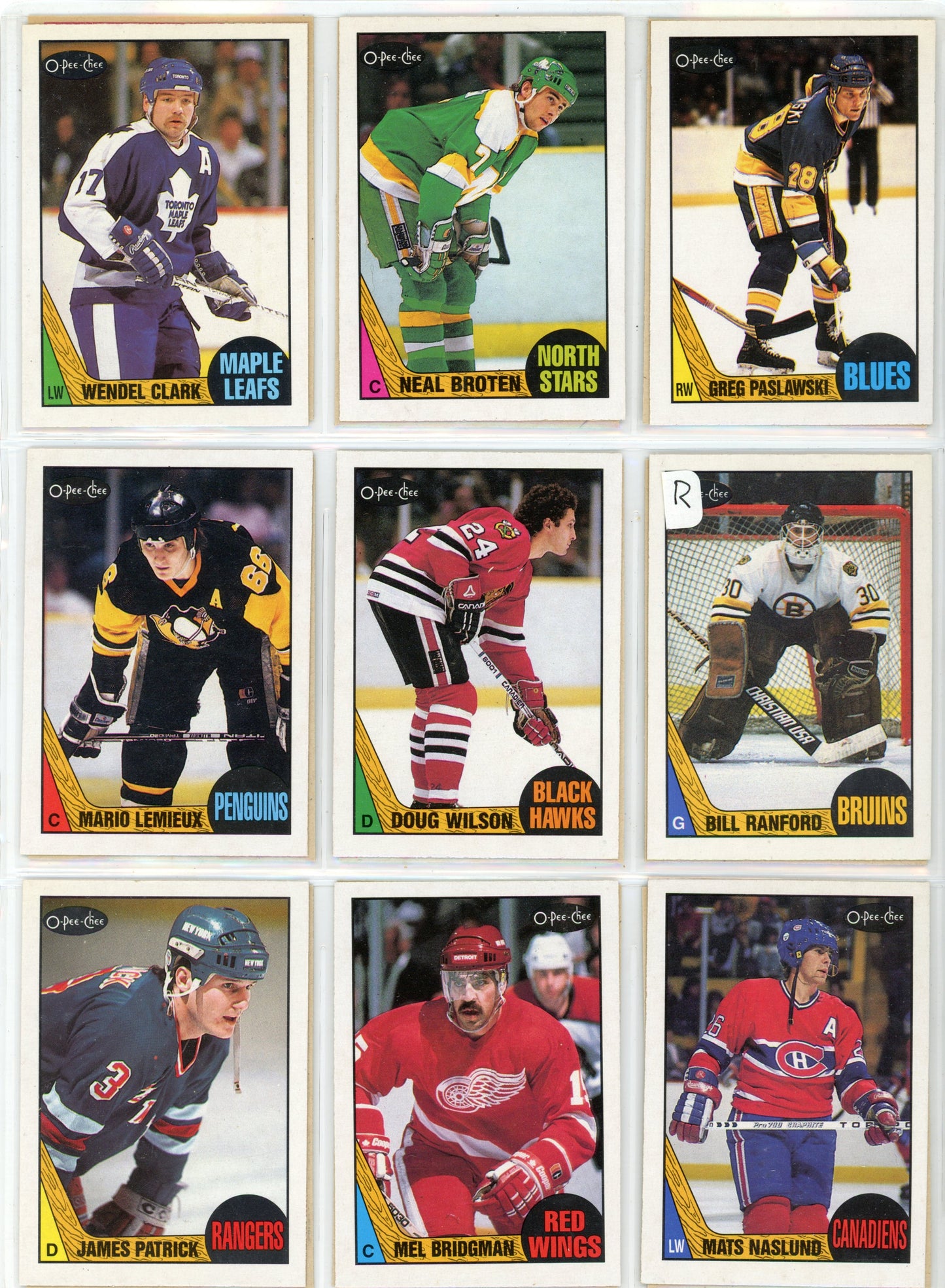 1987/88 OPC O-Pee-Chee NHL Hockey Complete Set (264 Cards)