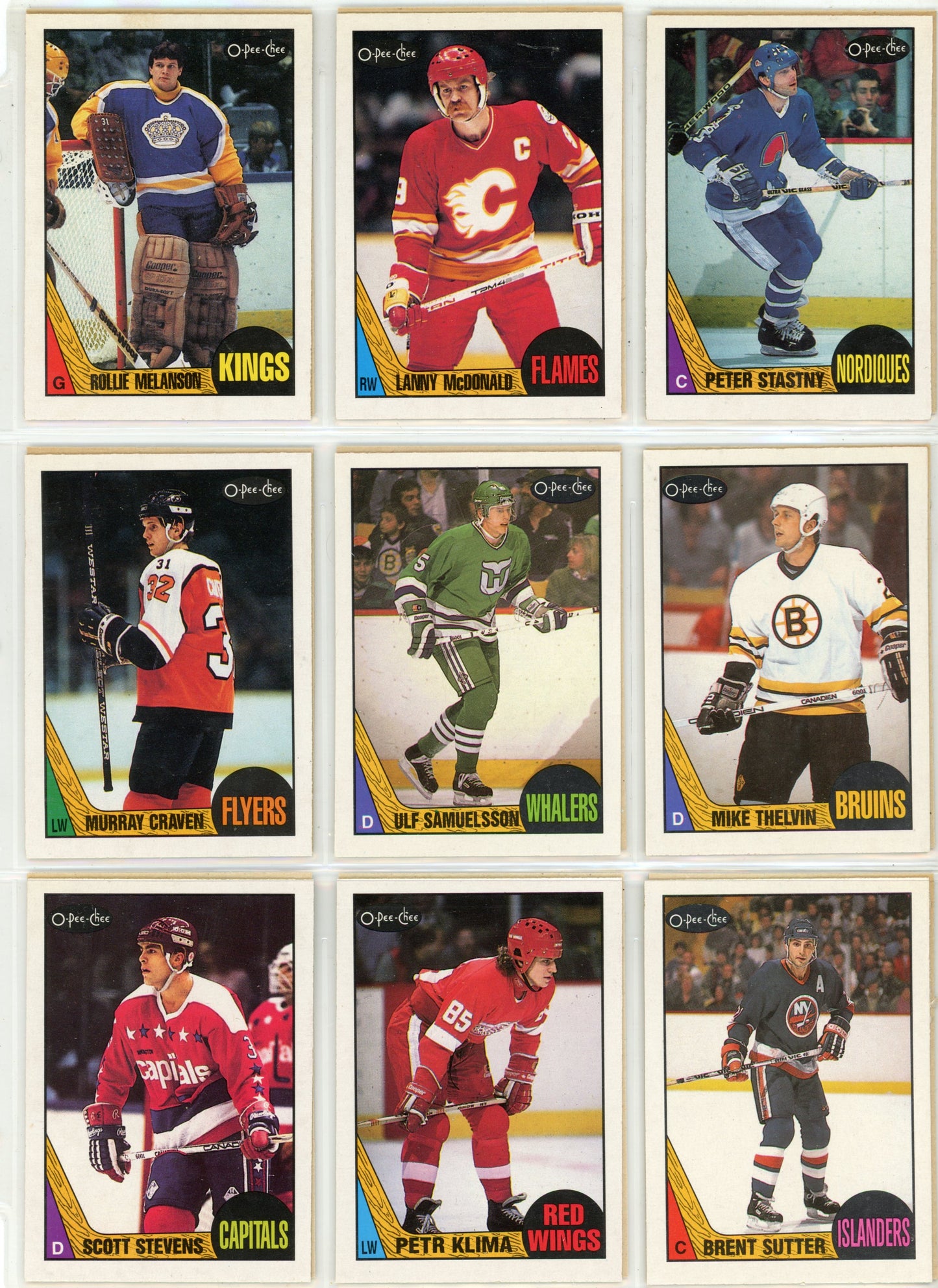 1987/88 OPC O-Pee-Chee NHL Hockey Complete Set (264 Cards)