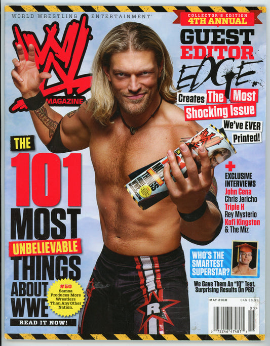 WWE Wrestling Magazine (May 2010) Edge Guest Editor Collector's Edition