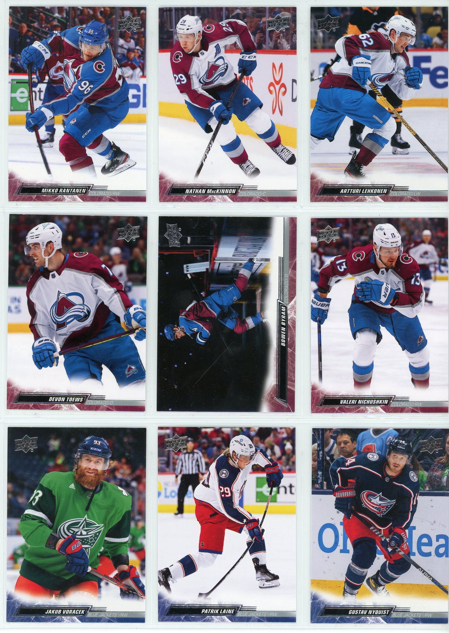 2022/23 Upper Deck Series 2 Hockey Card Base Set (200 Cards)