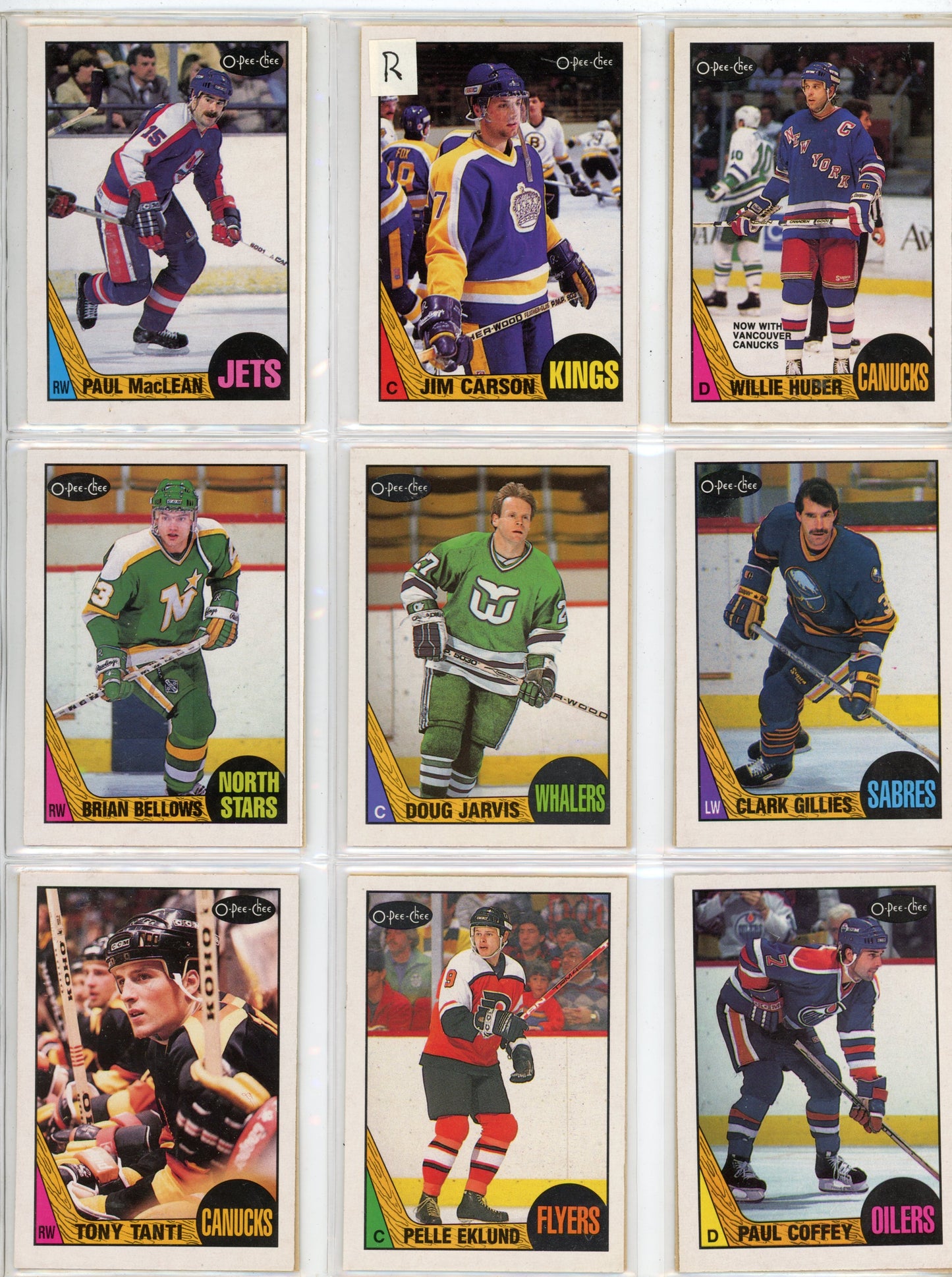 1987/88 OPC O-Pee-Chee NHL Hockey Complete Set (264 Cards)