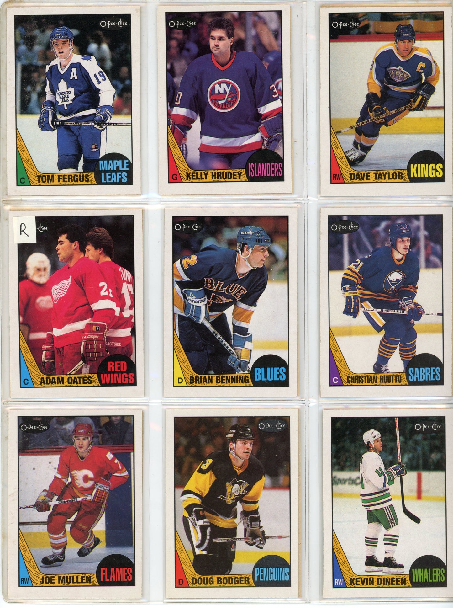1987/88 OPC O-Pee-Chee NHL Hockey Complete Set (264 Cards)