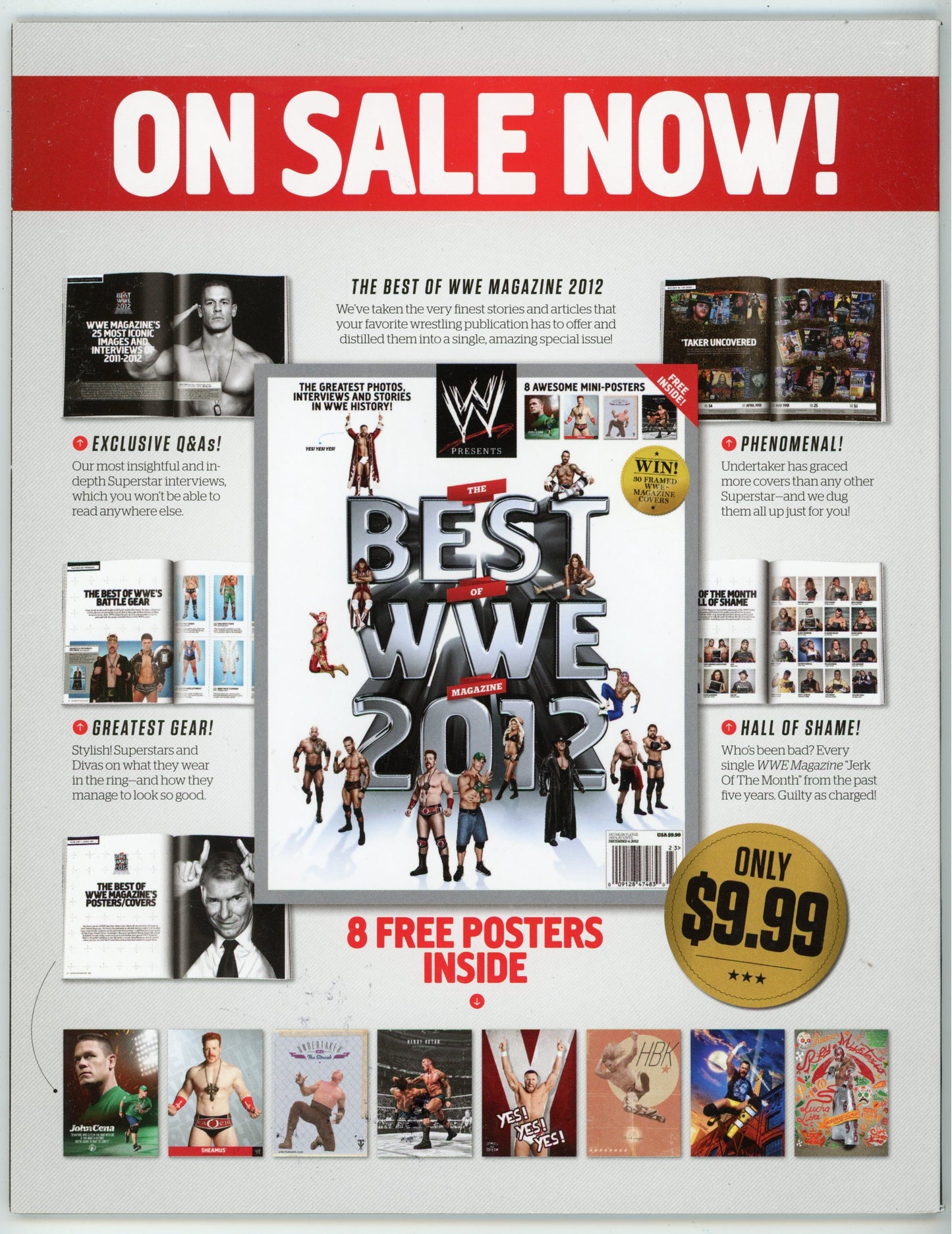 WWE Wrestling Magazine (November 2012) Ultimate Survivor Series Cover 1 of 2