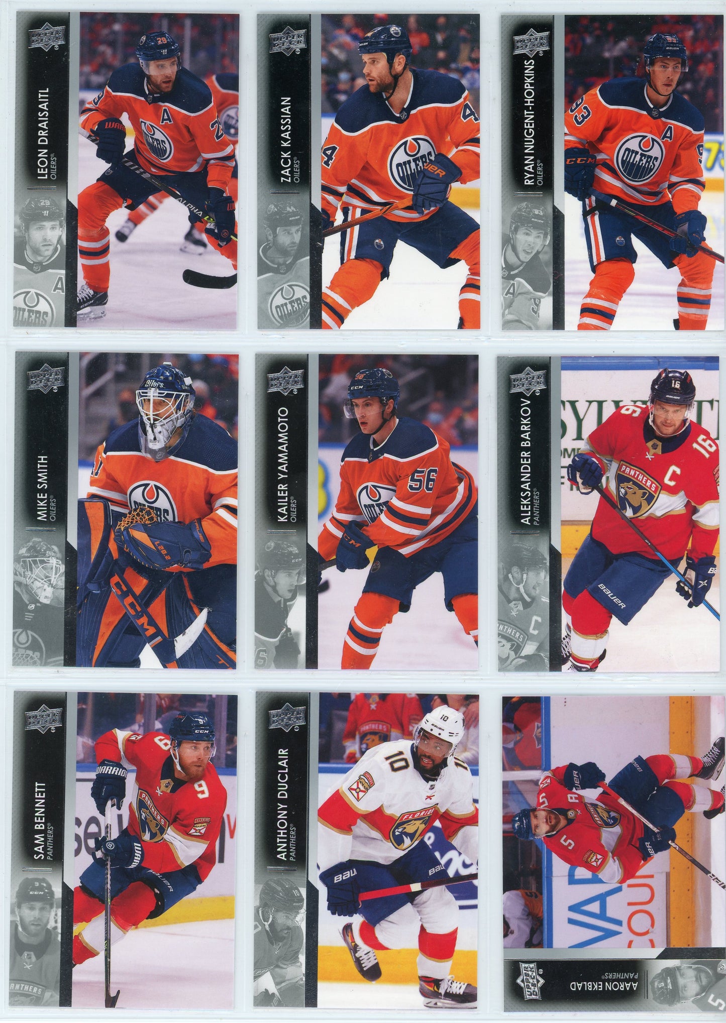 2021/22 Upper Deck Series 2 Hockey Card Base Set (200 Cards)