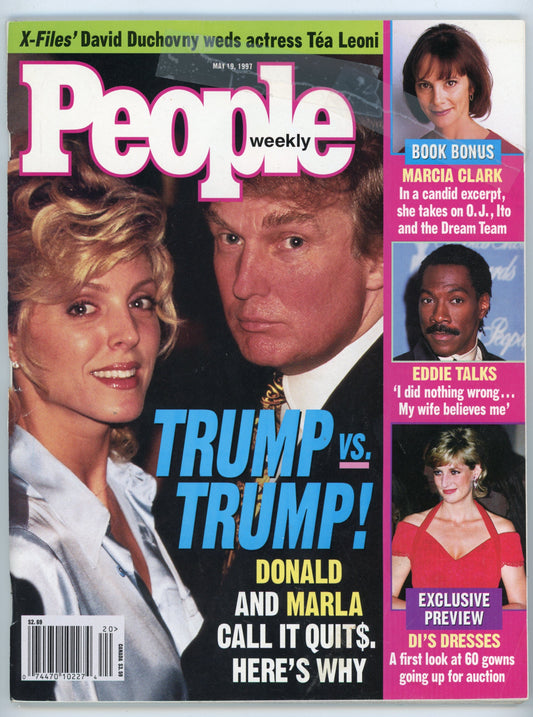 People Weekly Vintage Magazine (May 19, 1997) Donald Trump Cover *Read Description*