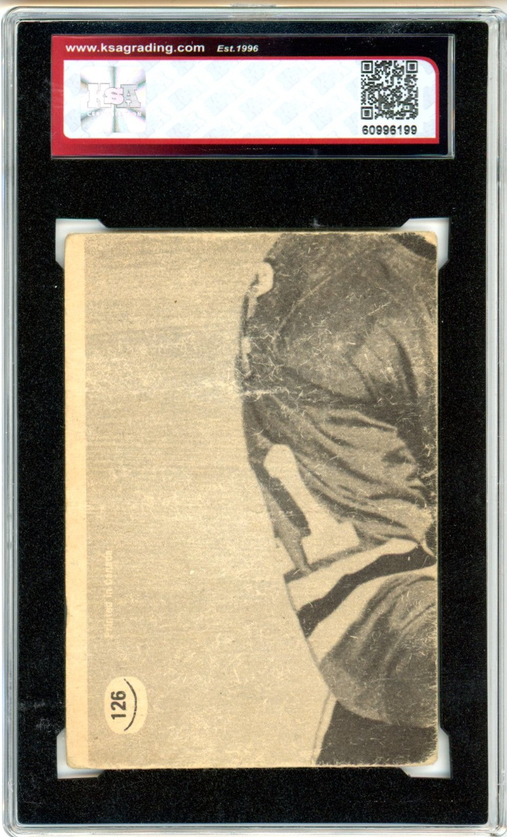 1967/68 Topps Stan Mikita #126 All Star Graded Hockey Card KSA 1.5