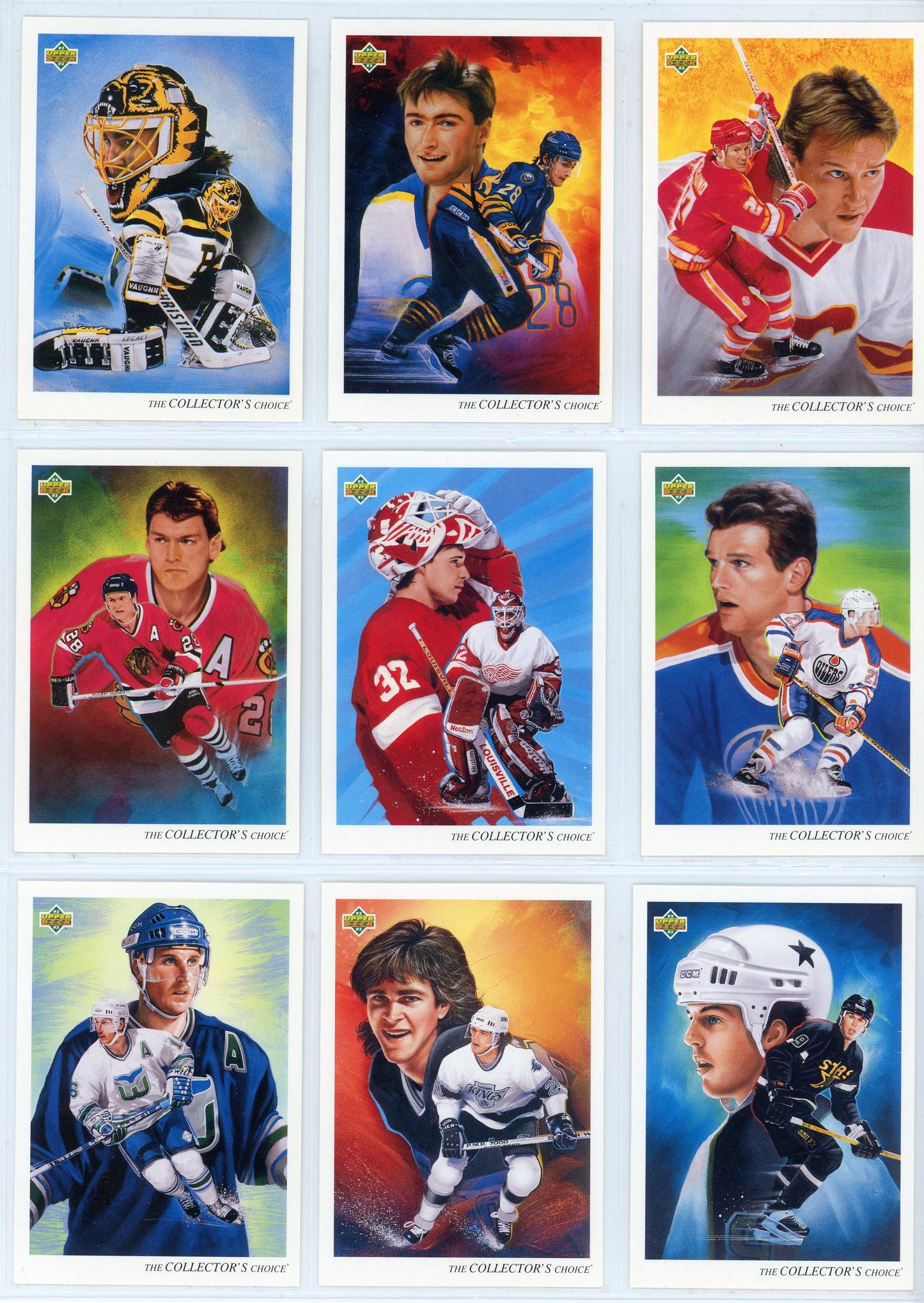 1992/93 Upper Deck NHL Hockey Low Number Series Set (440 Cards)