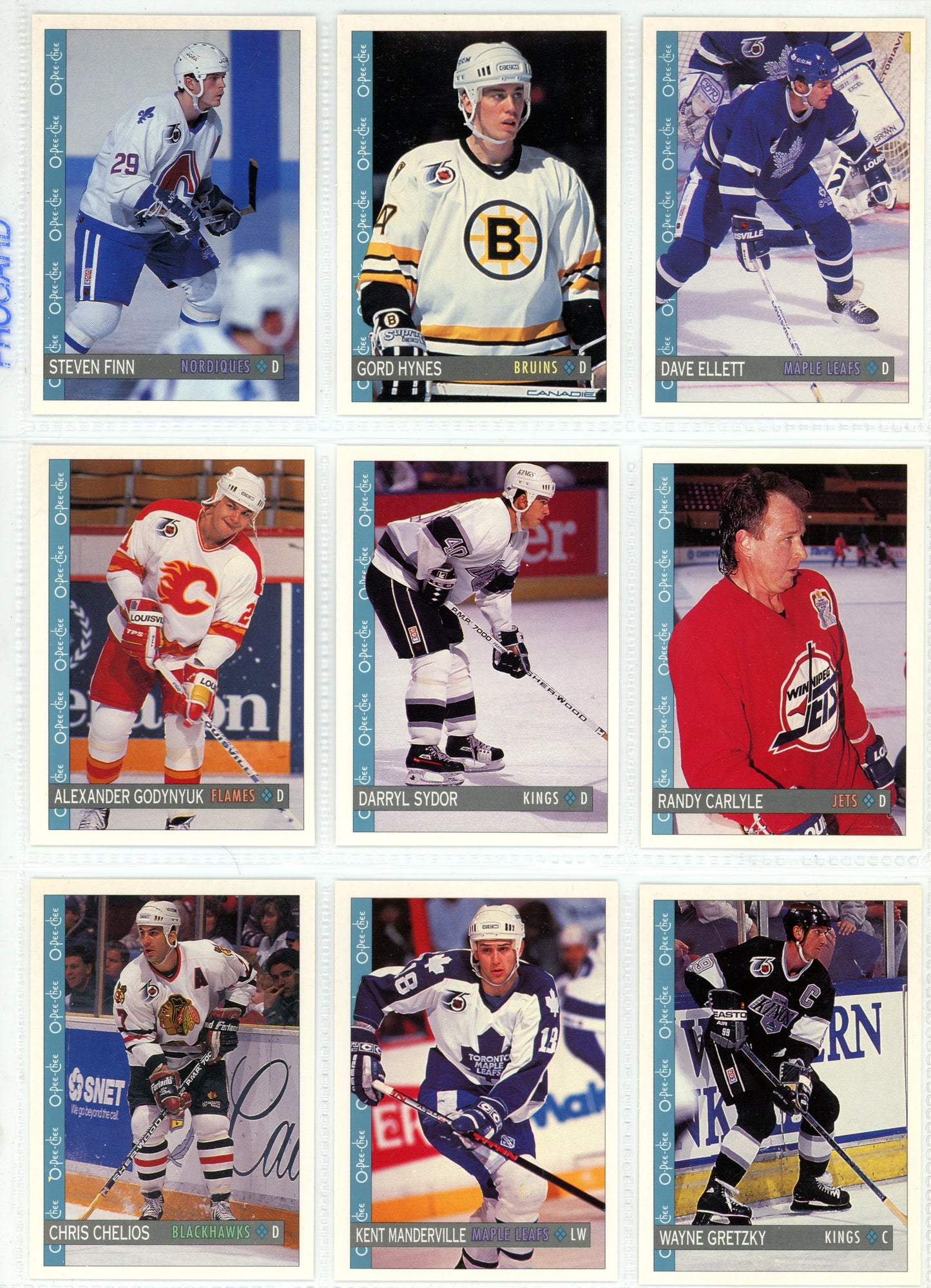 1992/93 O-Pee-Chee & OPC Premier NHL Hockey Card Complete Sets (528 Cards) + Inserts