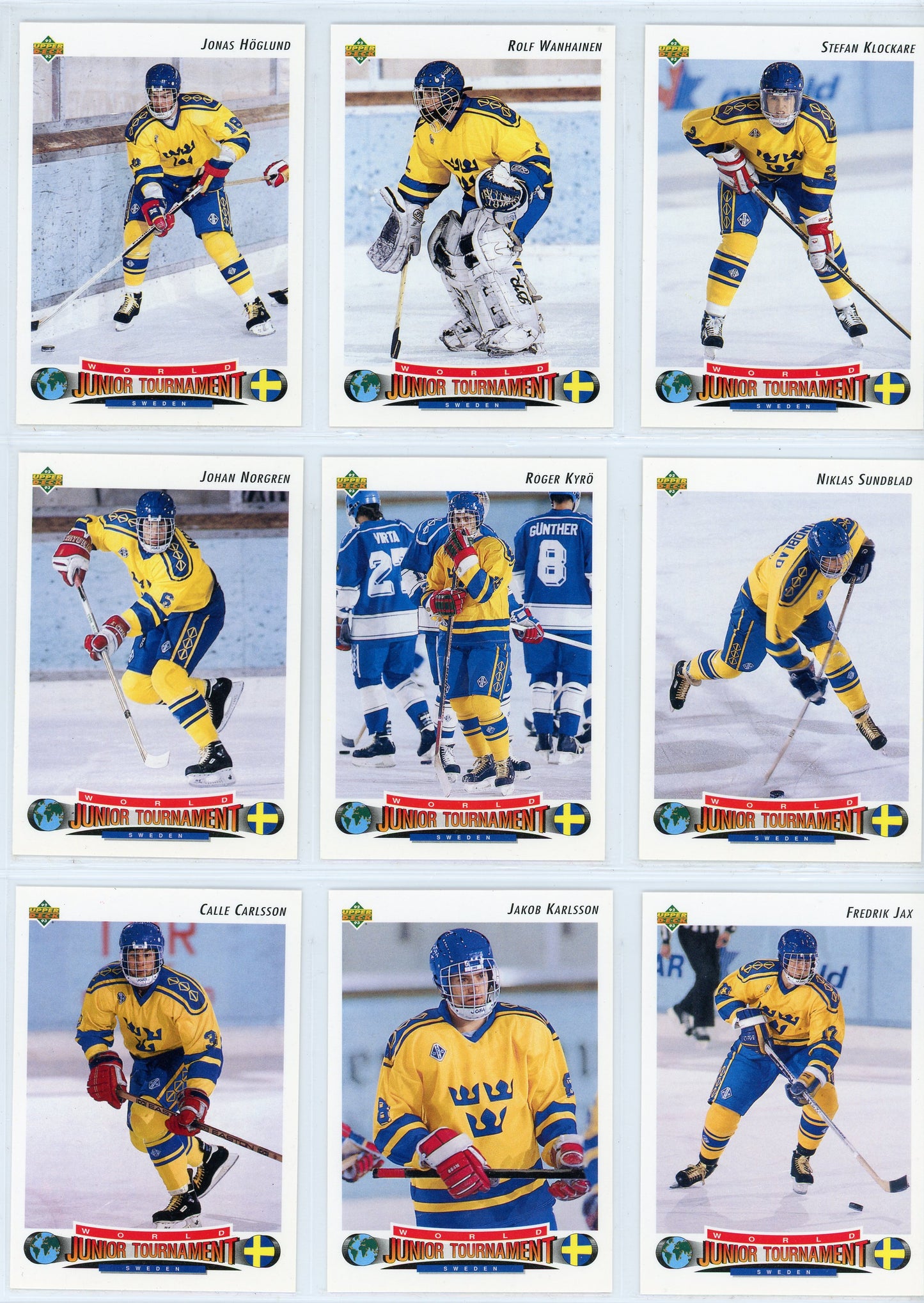 1992/93 Upper Deck NHL Hockey Low Number Series Set (440 Cards)